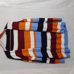 Oversized Striped Cardigan